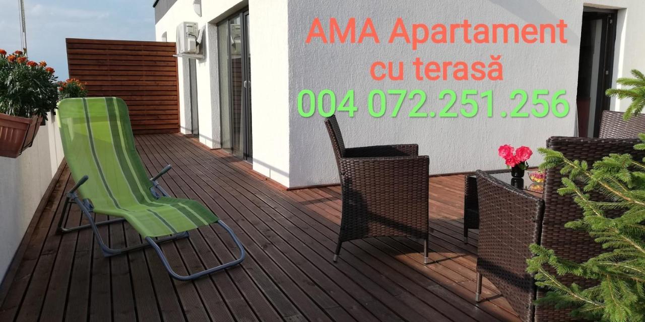 Ama Apartament Cu Terasa 50 Mp & Parcare Brasov Luaran gambar